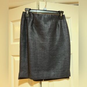 Elite Tahari navy blue skirt